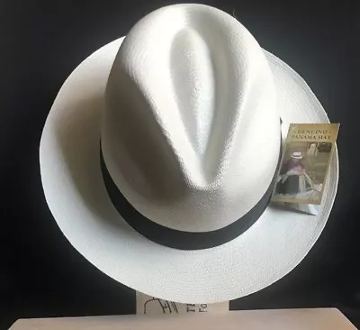 Genuine Ecuador Montecristi  Panama Hat -fino Grade 4-5 Ultra Fino Grade 7-8 • $69.99