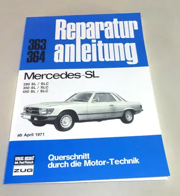 Repair Manual Mercedes R107 C107 107 280/350/450 Sl SLC Class From 1971 • $39.29