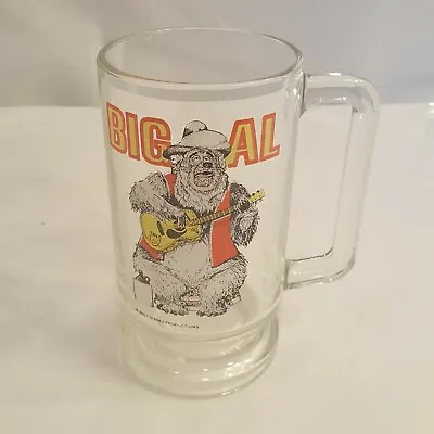 Vintage Walt Disney Big Al Country Bear Jamboree Guitar Glass Cup Mug • $21.99