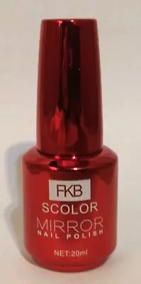 FKB Mirror Nail Polish Smooth Metallic Red Nail Polish 20ml • $9.95