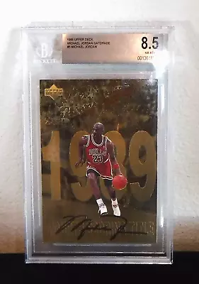 1998 Upper Deck Michael Jordan Gatorade #5 Of 12 Fourth Scoring Title BGS 8.5 • $95