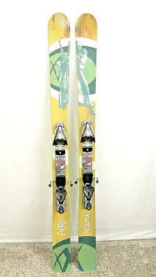 156 Cm VOLKL AURA All Mountain Powder Women's Skis W/ Adjustable Bindings • $299