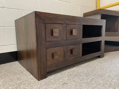 £80 • Buy Solid Mango Dakota Wood TV Unit / Cabinet