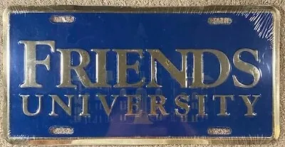 Friends University Booster License Plate Wichita Kansas Liberal Arts College  • $39.99