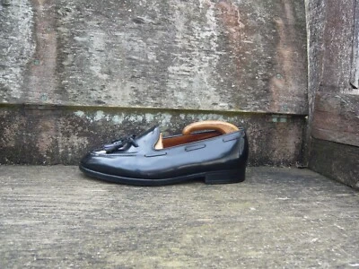 £199 • Buy Church’s Tassel Loafers Shoes Vintage Black Leather Uk9.5 Mens Keats Exc Cond