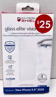 Zagg Invisible Shield Glass Elite Visionguard+ Iphone 5.4  2020 / Iphone 12 Mini • $7.99