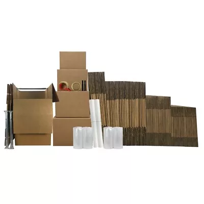 UBMOVE 9 Room Wardrobe Kit 106 Moving Boxes & Supplies • $374