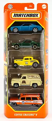 2024 Matchbox Coffee Cruisers 5-Pack | Cadillac | Dodge | Ford | MoonEyes | FSB • $9.99