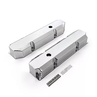 Mopar Chrysler BB 383 440 Anodized Fabricated Valve Covers - Tall W/ Hole • $123.16