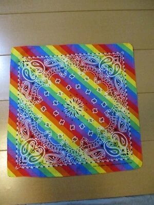 $16 • Buy Western Cowboy Rainbow Bandana Gay Pride LGBTQ Bandana Headband Scarf