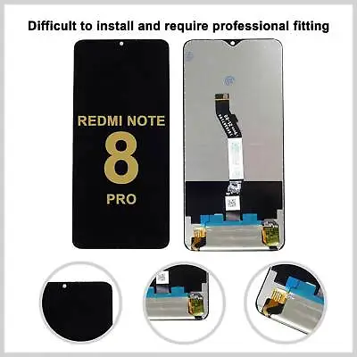 Xiaomi Redmi Note 8 Pro Replacement LCD Screen Display Touch Digitizer Assembly • £17.79