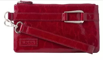 Miche Wristlet Red Patent Bag Wallet New In Package • $12