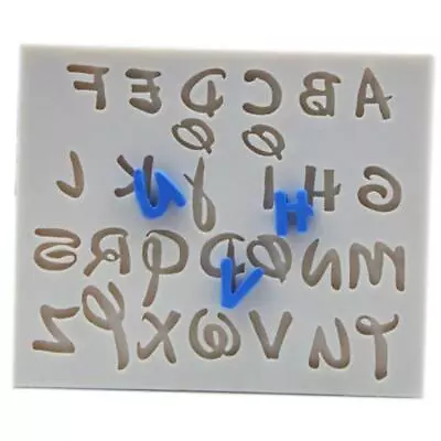 £4.16 • Buy Alphabet Letter Silicone Fondant Mold Cake Chocolate Sugarcraft Cutter Mould T