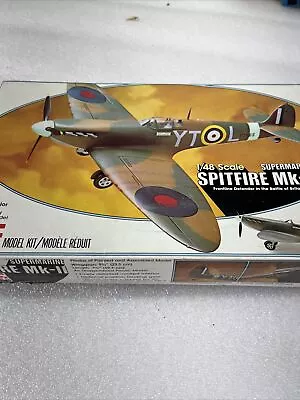 Vintage Revell Spitfire Mk-II 1:48 Scale Model Kit New Open Box • $20