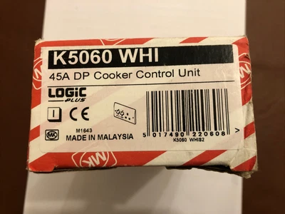 £21 • Buy MK By Honeywell 45A DP Main Cooker Switch & 13A Switchsocket Outlet