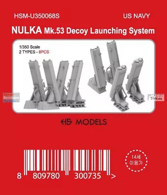 HSMU350068U 1:350 HS Models NULKA Mk.53 Decoy Launching System • $25.89