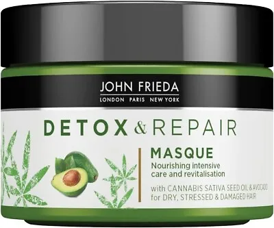 John Frieda Detox & Repair Masque Hair Mask 250ml For Dry &  Damaged Hair • £7.77