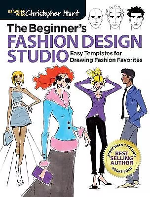 The Beginners Fashion Design Studio: 100 Easy Templates For Drawing Fashion F... • £10.96