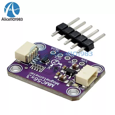 3-Axis Magnetic Sensor Triaxial Magnetometer Module MMC5603 For STEMMA QT/Qwiic • $4.40