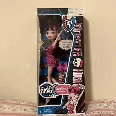 Monster High Dead Tired Draculaura Wave 2 NIB / NFRB • $75