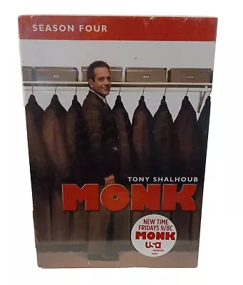 Monk - Season 4 (DVD 2006 4-Disc Set) Sealed New • $9.99