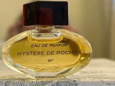 Vintage Mystere De Rochas Eau De Parfum 1/8th Oz. Miniature Splash • $46.95