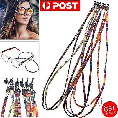 $6.69 • Buy 5 Pcs Colorful Sunglasses Strap Eyeglass Chain Reading Glasses Holder Neck Cord