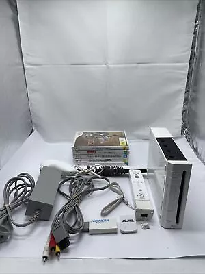 Nintendo Wii Console + HDMI Converter + Controller + Sensor Bar & Game Bundle • $119.95