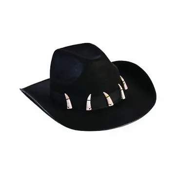 # Cowboy Hat With Teeth Safari Fancy Dress Mens Crocodile Dundee Costume Hat • $24.99