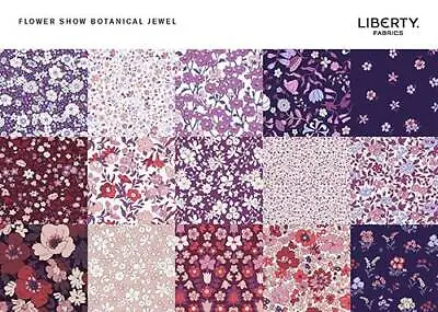 LIBERTY PRINT COTTON QUILTING FABRIC * FLOWER SHOW BOTANICAL JEWEL * Quilting... • £4.72