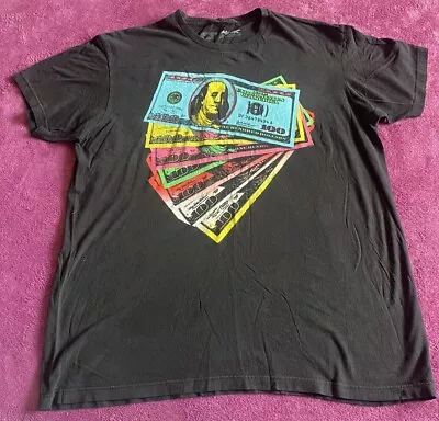 Tony Hawk Graphic Tee Extra Large Hundred Dollar Bill Vintage • $13.99