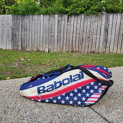 BABOLAT PURE AERO STARS & STRIPES (12-PACK) TENNIS BAG RARE LIMITED EDITION Read • $49.99