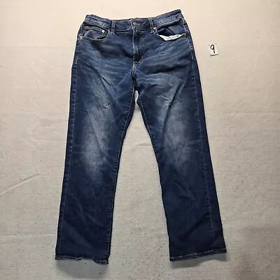 American Eagle Blue Jeans Original Straight Denim Pants Adult Men's Size 34 X 30 • $10