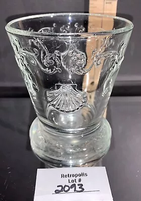 La Rochere Versailles Nautical Shell Embossed Clear Double Old Fashioned Glass • $19