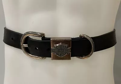 Harley Davidson Motorcycles Mens Leather Belt Size 40 Buckle Black 99540-04VM • $19.99