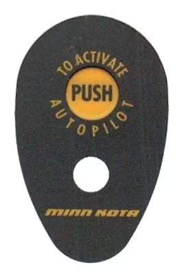 Minn Kota Trolling Motor Part - DECAL-COVER GENERIC AUTO PILOT - 2305650 • $8.31