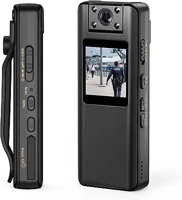 BOBLOV Mini Pen Pocket Cam Small Personal Body Camera W/ 64GB SD Card Camcorder • $49.99