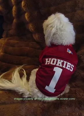 Virginia Tech Hokies Football  Nylon Dog Jersey Size Choice Unisex Style • $22.99