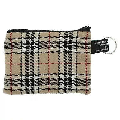 Nova Check Tartan Coin/Card Purse Cash Money Scottish Clan • £4.99