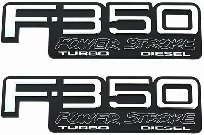 2pcs 94-98 F350 Powerstroke Turbo Diesel Side Fender Badges Truck Emblem New • $31.99