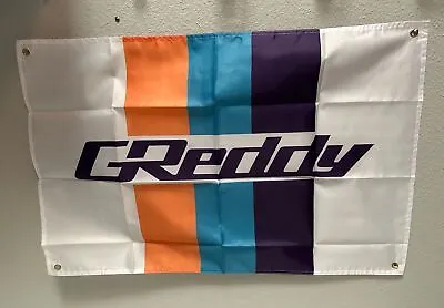 Greddy Racing Flag Polyester Printed Car Banner For Decor 3FT By 2FT • $12.50