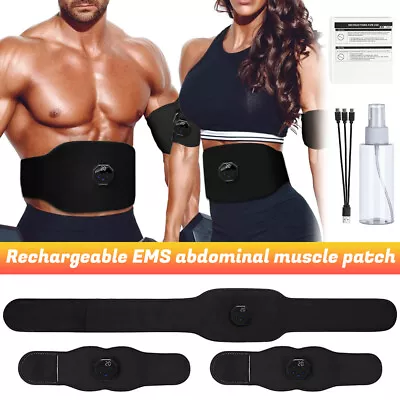 Electric ABS Muscle Toner Machine Simulation Fat Burner Toning Belt Belly Shaper • $31.99