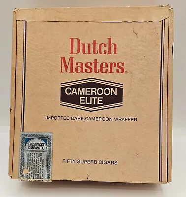 Vintage Dutch Masters Cameroon Elite Empty Cigar Box 6.5  X 6  • $10.99