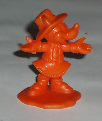 Miniature Tiny Orange Plastic Minnie Mouse Figurine • $3.55
