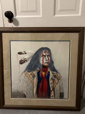 JD Challenger A Good Day To Die Print Framed 22 By 22 Great Condition  • $1800