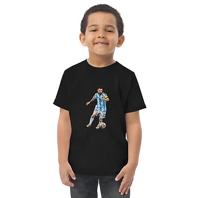 GOAT Messi World Cup Champion ARG Toddler Jersey T-shirt • $26