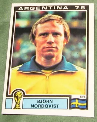 Bjorn Nordqvist Team Sticker Photo #229 Panini World Cup Argentina 78- 1978 • £3.96