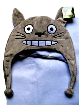 Raccoon Gray Party Halloween Costume Animal Plush Aviator Hat  S Totoro • $8.69