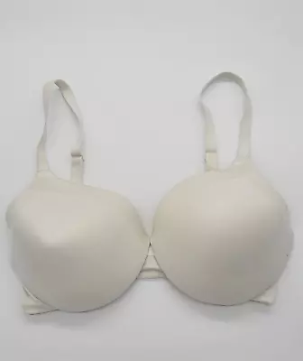 Maidenform Comfort Devotion White Full Coverage Underwire T-Shirt Bra Size 34C • £15.36