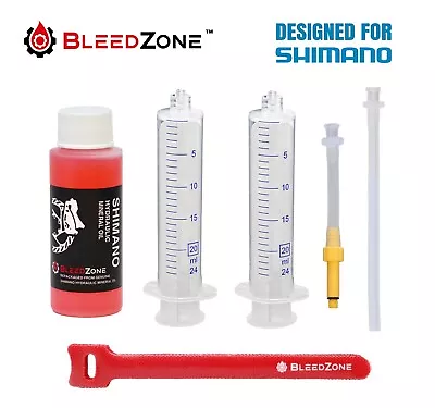 BleedZone Bleed Kit For Shimano Hydraulic Disc Brakes With 60ml Mineral Oil • $16.99